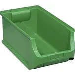 Plastový box na drobný materiál, stohovatelný Allit neu, (š x v x h) 205 x 150 x 355 mm, zelená