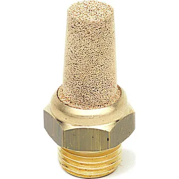 Kompresor Pneumatics & Hydraulics Tlumič hluku s prodloužením s vnějším závitem - bronzové provedení G3/4"