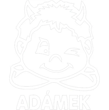 Samolepicí dekorace na vozidlo Dítě v autě čertík samolepka na auto - hnědá světlá / 15x18 cm