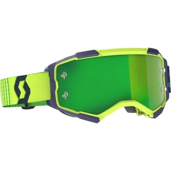 Sluneční brýle SCOTT Cyklistické brýle - FURY - žlutá/modrá