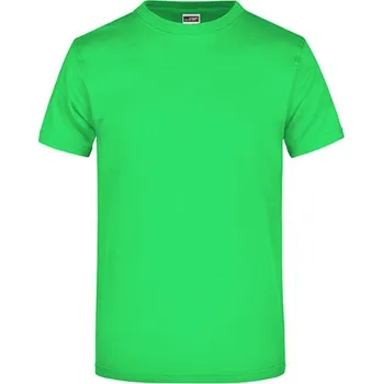 Pánské tričko James&Nicholson Unisex triko JN002 Lime Green M