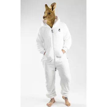 Dámský overall Dupačky teddy polární medvěd L - bílá