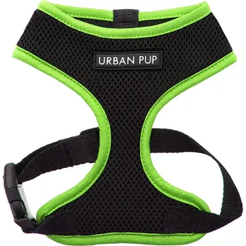 Postroj pro psa URBAN PUP hrudní postroj Active Mesh Neon Green Velikost: XS