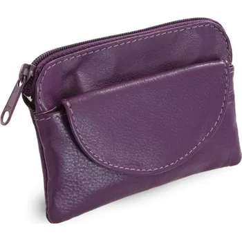Peněženka Kožená klíčenka Arwel 0365­ - fialová
