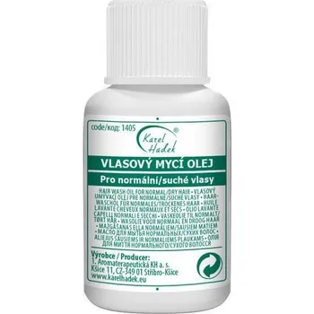 Tělový olej Vlasový mycí olej pro suché vlasy Hadek velikost: 20 ml
