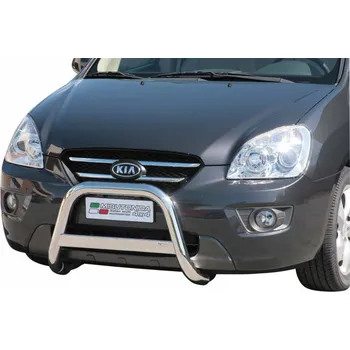 Tuning Přední ochranný rám Medium KIA Carens 2008- Misutonida MED/219 Leštěný nerez