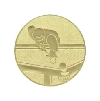 Kovový emblém - KULEČNÍK - POOL (054)