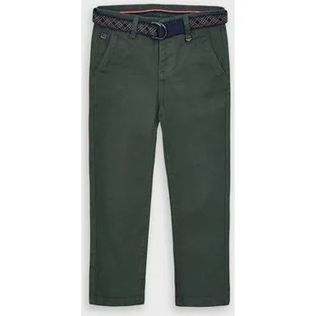Chlapecké kalhoty dětské zelené kalhoty s páskem Mayoral 4535 velikost 98