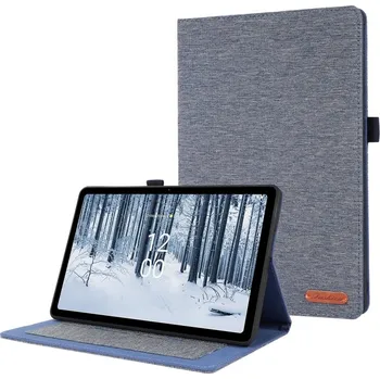 Pouzdro na tablet VSECHNONAMOBIL 57289 FABRIC Zaklápěcí obal pro Nokia T21 modrý