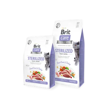 Krmivo pro kočku Brit Care Cat GF Sterilized Weight Control 3x7kg+MYŠKA (+ SLEVA PO REGISTRACI / PŘIHLÁŠENÍ!)