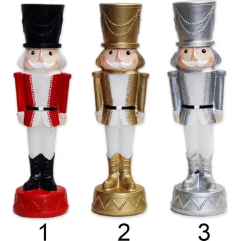 Vánoční dekorace Louskáček polyston 22,6cm mix