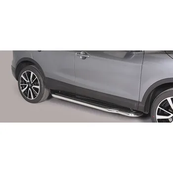 Tuning Boční nášlapy NISSAN Qashqai 2014- Misutonida P/363 Leštěný nerez