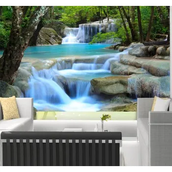 Fototapeta Solution Media 3D tapeta - Výhled na vodopád MU323 1 - Voděodolné plátno - Textilní tapeta omyvatelná - 250g/m2
