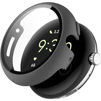 VSECHNONAMOBIL 61549 PC FULL COVER Plastový kryt se sklem pro Google Pixel Watch / Pixel Watch 2 šedý