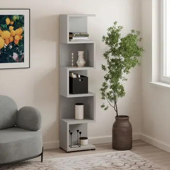 regál Nábytek PEGAS s.r.o. Regál MORTEN Šedý+Šedý