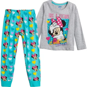 Dívčí pyžamo DISNEY MINNIE PICTURE šedé Velikost: 122