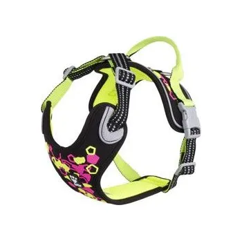Postroj Hurtta Weekend Warrior neon 40-45cm
