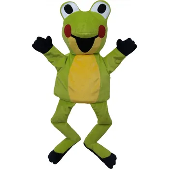 Dětské zboží MÚ Brno Žabka 37 cm, maňásek (Krtek), plyšová hračka