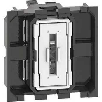 vypínač LIVING NOW SPÍNAČ Č.1, 10A AUTOMATICKÉ SVORKY 2 MODULY BTICINO K4001M2A