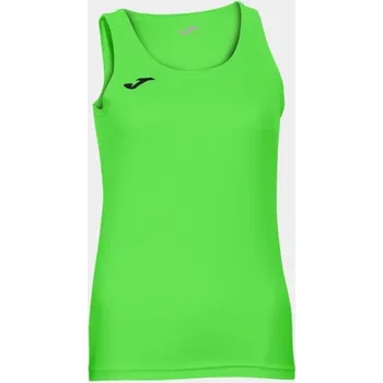 Dámské/Dívčí sportovní tílko JOMA DIANA SLEEVELESS WOMEN SHIRT GREEN FLUOR Velikost: L, Barva: FLUOR GREEN