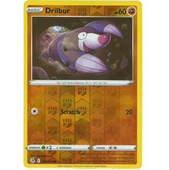 Karetní hra Pokémon karta Drilbur 147/264 Reverse Holo - Fusion Strike