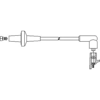Zapalovací kabel zapalovací kabel, , 2705614, BREMI, 684/45