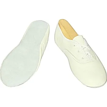 Pánské tenisky Taneční cvičky šněrovací kůže - podešev kůže - bílé - Velikost (EUR) 35 CSK01111