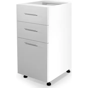 Kuchyňská skříňka Nábytek PEGAS s.r.o. Kuchyňská dolní skříňka VENTO D3S-40/82, bílá