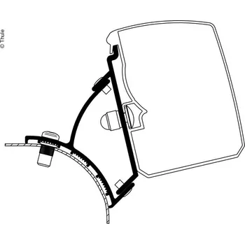 Příslušenství ke karavanu Markýza Thule 3200, adaptér VW T5/T6 Minivan Fixed RHD