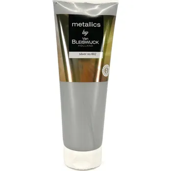 Vodová barva Metalická akrylová barva Van Bleiswijck 250 ml STŘÍBRNÁ
