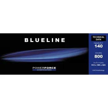 Autobaterie autobaterie Ca/Ca 140Ah 800A, výprodej, nahrazeno EXIQA H645A3, Powerforce, Powerforce 140