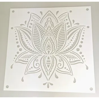 Šablona 30x30 - lotosový květ