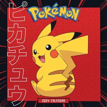 Kalendář Danilo Nástěnný kalendář Pokémoni 2024