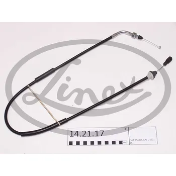 Lanko parkovací brzdy Lanko plynu, , 46446692, LINEX, 14.21.17