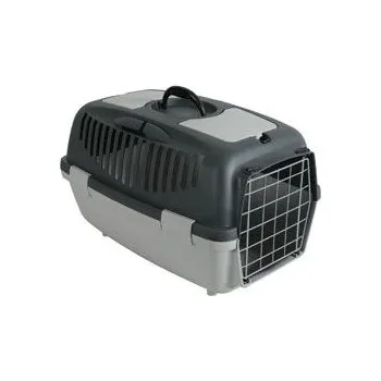 přepravka pro zvíře Přepravka GULLIVER 2 s kovovými dvířky šedá Zolux