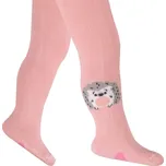 Vzorované punčocháče WOLA JEŽEK růžové Velikost: 80-86