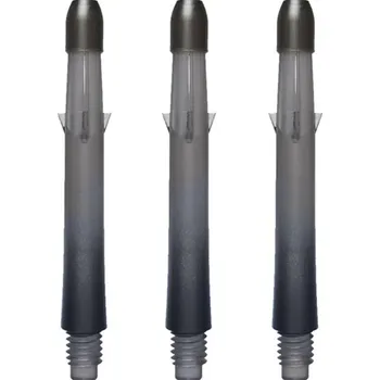 Příslušenství pro šipky Násadky L-Shaft Locked Two tone black-silver Velikost: C330