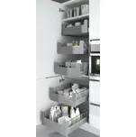 Cemux kování pro potravinovou skříň A Box sklo modul 600 mm antracit