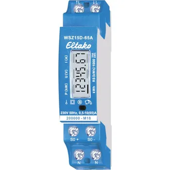 Eltako WSZ15D-65A MID 28065615 jednofázový elektroměr digitální 65 A Úředně schválený: Ano 1 ks