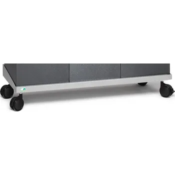 Odpadkový koš Přepravní vozík pro 3 samozhášecí odpadkové nádoby z oceli s objemem 43, 60, 89 litrů