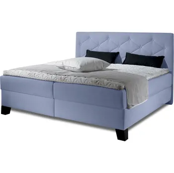 Postel Postel New Design Diva Boxspring 180x200cm světlemodrá