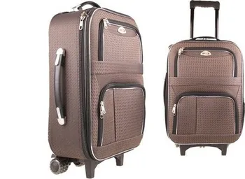 Cestovní kufr Látkový kufr varianta 10 78,5 x 53 x 25 cm hnědý