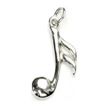 Přívěsek Stříbrný přívěsek nota - P353 (Stříbrná nota)