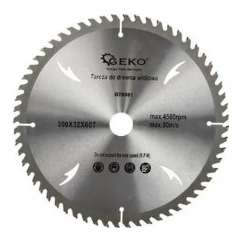 Pilový kotouč Kotouč pilový s SK plátky (vidiový), 300x32mmx60T GEKO