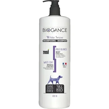 Kosmetika pro psa Šampon BIOGANCE White Snow - na bílou/světlou srst 1l