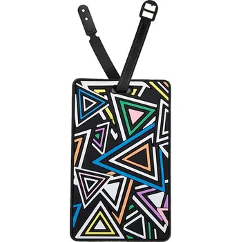 Příslušenství k zavazadlu KUFRYPLUS Jmenovka na kufr LTD187 Trojúhelníky