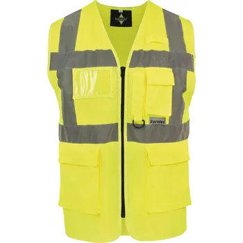reflexní vesta Korntex Athens Multifunkční reflexní síťovaná vesta KX808 Signal Yellow L