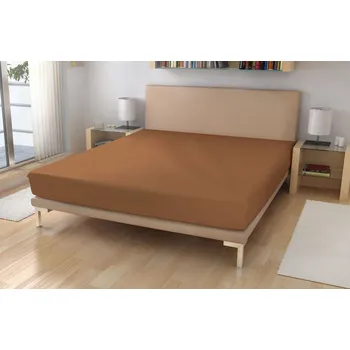 Prostěradlo Polášek Froté prostěradlo EXKLUSIVE Tmavě béžová 90/200