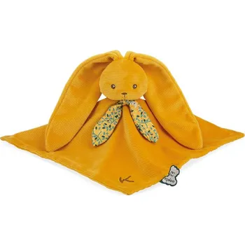 Hračka pro nejmenší Kaloo Plyšový muchláček pro miminko zajíček s dlouhýma ušima okrový Lapinoo