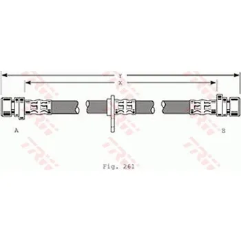 Brzdová hadice Brzdová hadice TRW PHA367